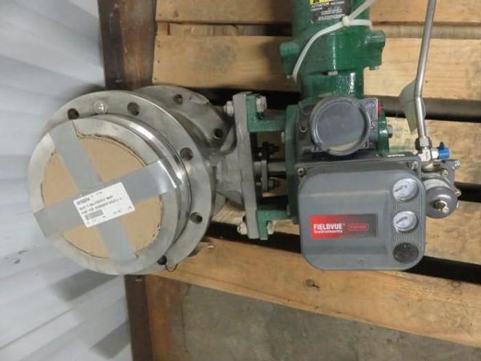 Used Fisher 8″ V150 V-Ball Control Valve (new)