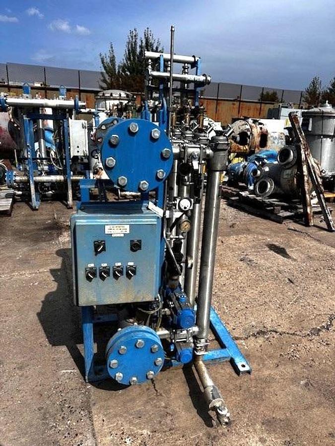 Used AES Eaton 4 Bank tubular Backwash Filter with Controls