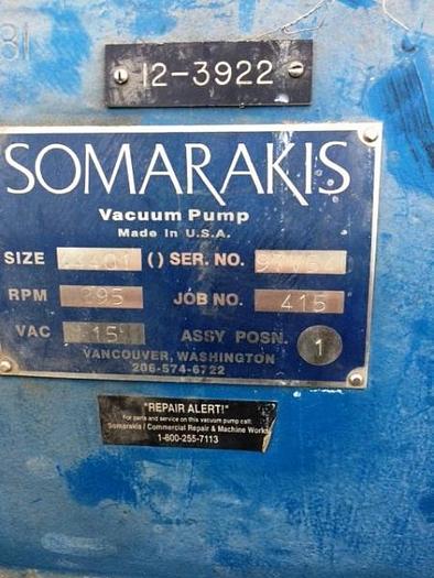 Used Somarakis  CL6001 Vacuum Pumps