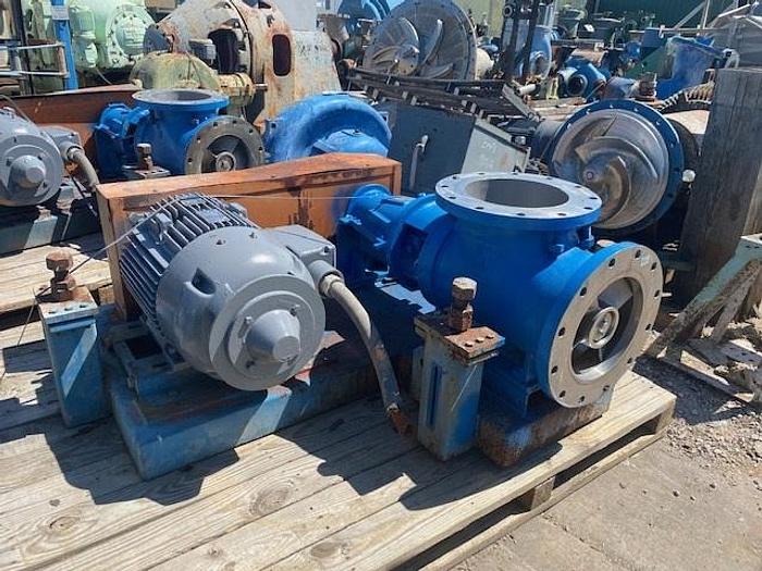 Used Goulds 12x12 Axial Flow Pumps with Base & Motors