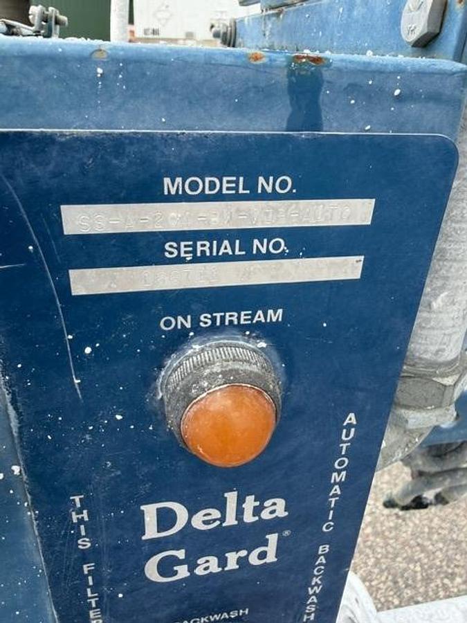 Used Ronningen Petter 4 Bank Tubular Backwashing Filter Model SS-A-204-BV-VIB-Auto