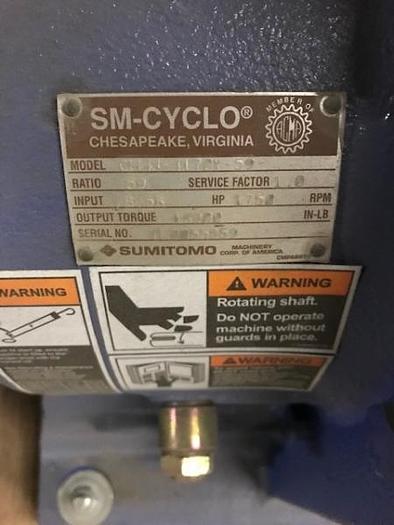 Used SUMITOMO SM-CYCLO 59:1 RATIO Reducer (New)