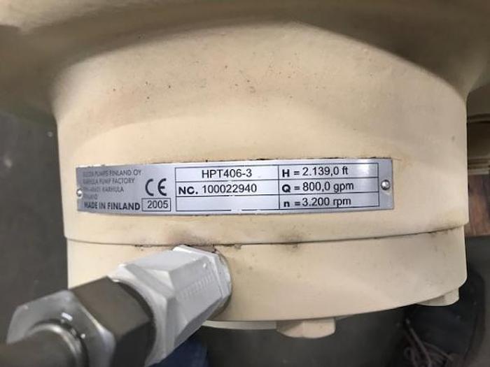 Used Sulzer 406-3 Feedwater Pump Stainless