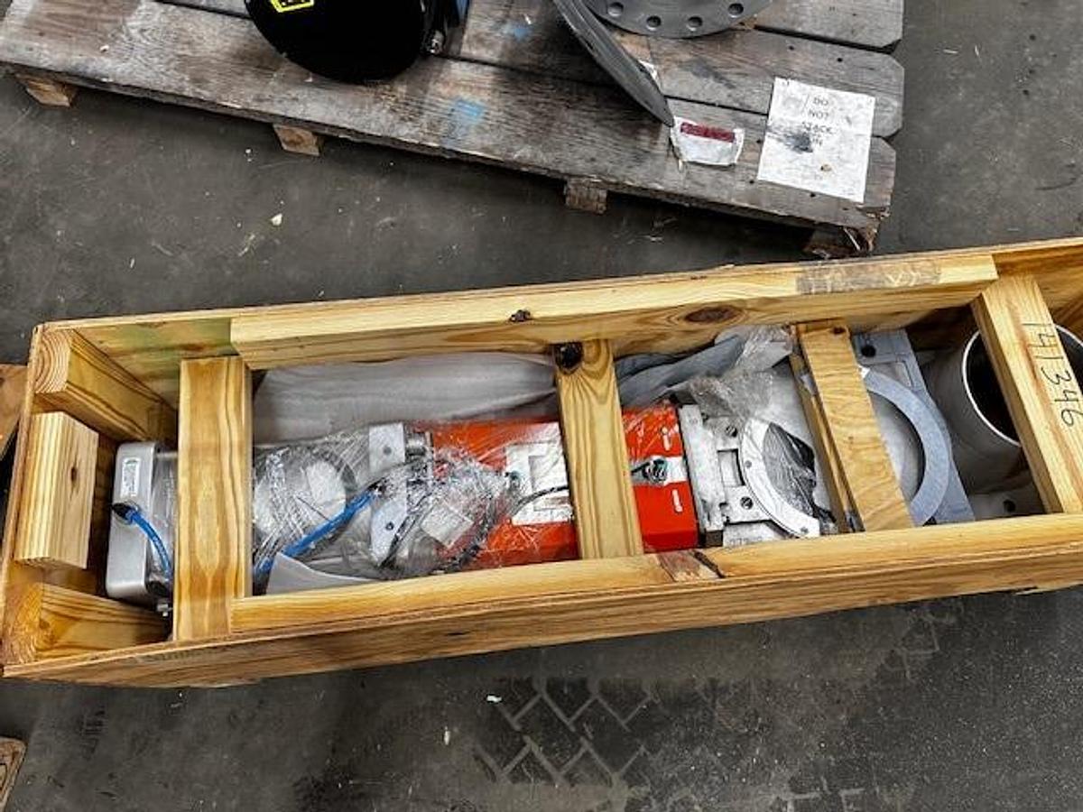 Used Kadant STR 8-inch Severe Duty Knifegate Cleaning & Detrashing Valve