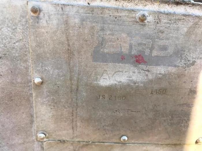 Used Bird Jonsson Model 24 Vibrating Screen All SS