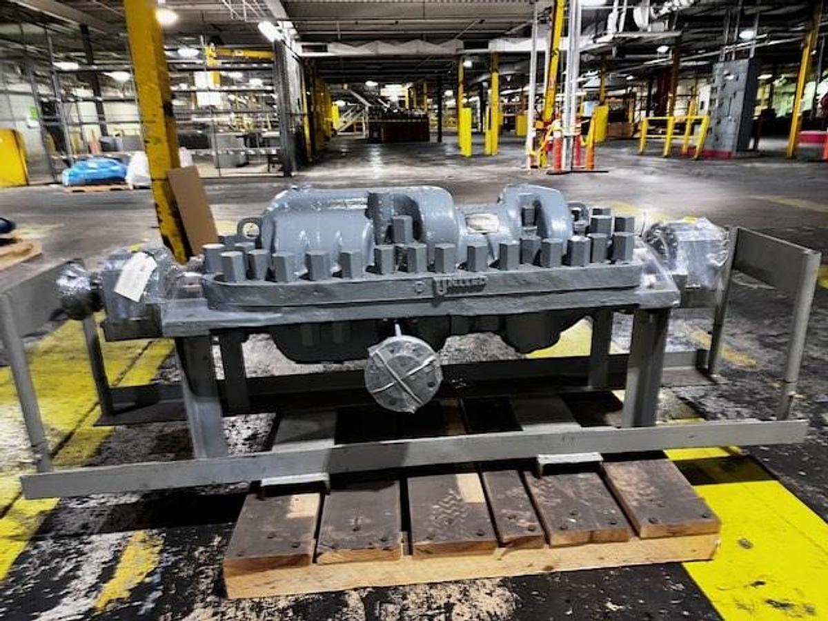 Used United WMSND-M 3x9 8-Stage Horizontal Multistage Centrifugal Pump CA6NM Rebuilt