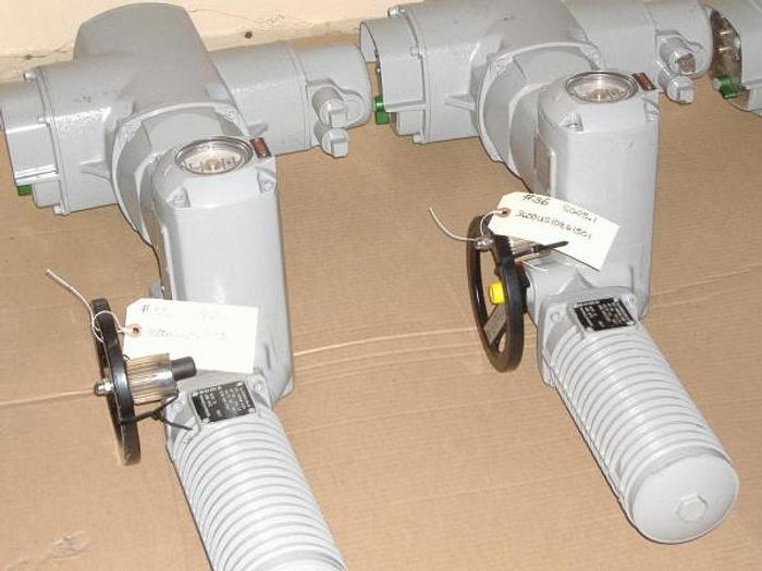 Used (2) AUMA SG05.1 Electric Valve Actuators – NEW SURPLUS – SOLD!