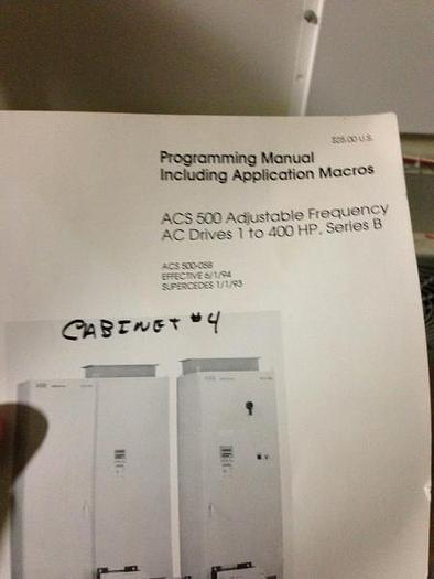 Used ABB ACS504-200-4 AC Adjustable Frequency Drives – SOLD