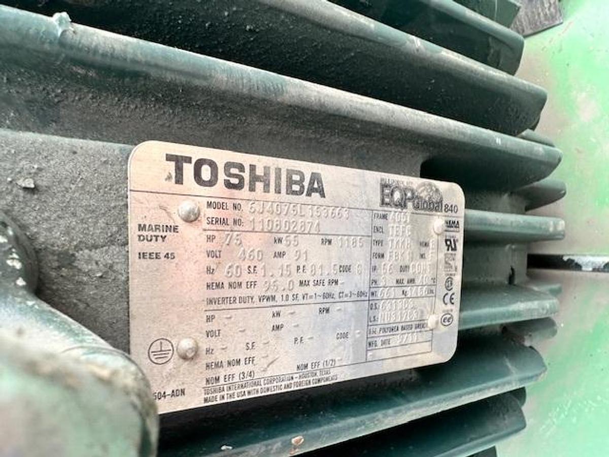 Refurbished Kadant Black Clawson 24PSPH Screen Core with Base, Motor and Column Assembly