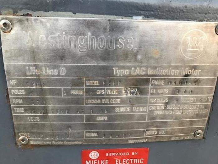 Used Westinghouse 1500 HP AC Induction Motor -Rebuilt