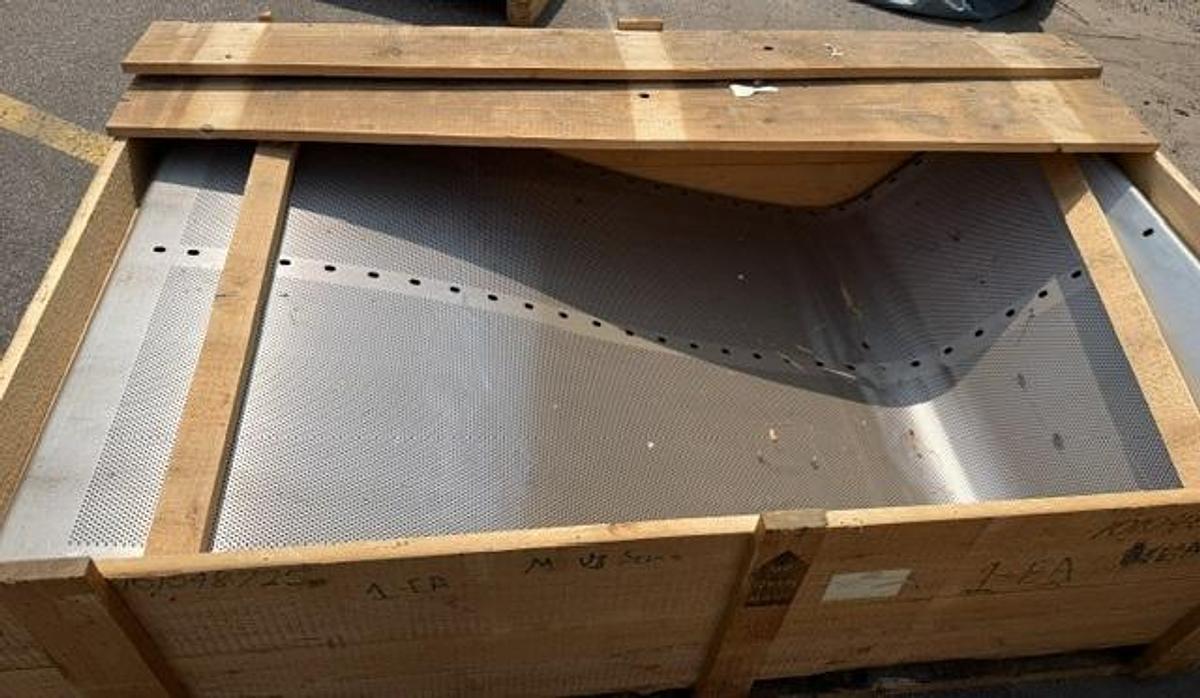 JS24 Vibrating Screen Extraction Plate 0125 Hole 23% Open Area