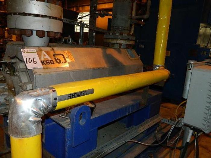 Used KSB Boiler Feedwater Pump HGC4/9 with 1800 HP Motor