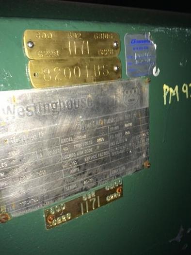 Used Westinghouse 800 HP Motor