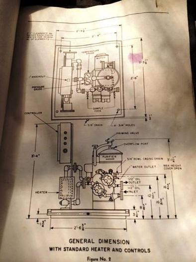 Used Delaval 45 Unimatic Purifier Centrifuge