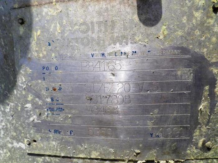 Used Voith VS 20  Pressure Screen