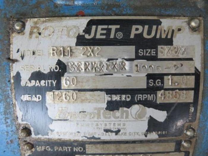 Used Rotojet Rll 2×2 with Motor & Base