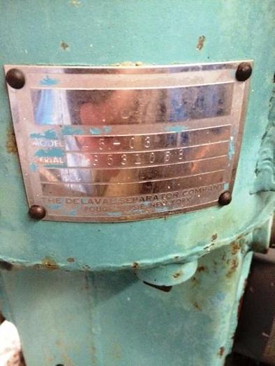 Used Delaval 45 Unimatic Purifier Centrifuge