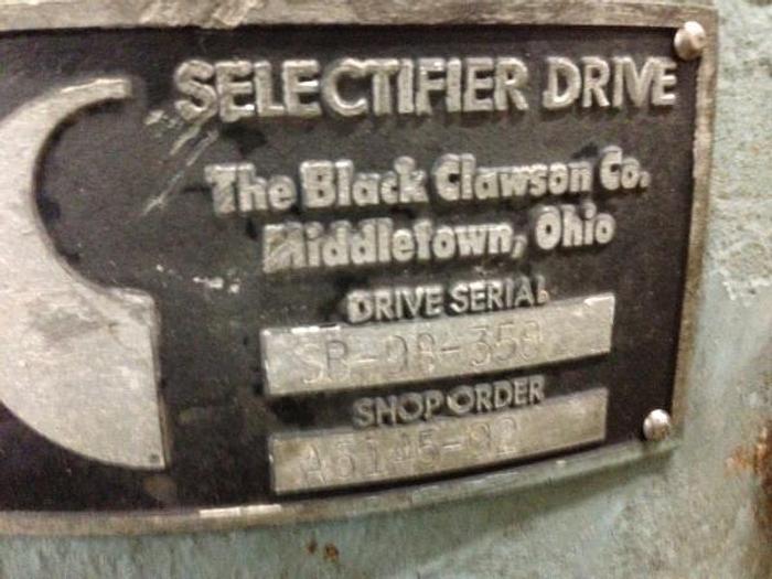 Used Black Clawson Selectifier Screen Gear Drive