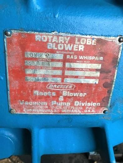 Used Roots RAS Whispair 10×22 Rotary Lobe blower (Rebuilt) -SOLD!