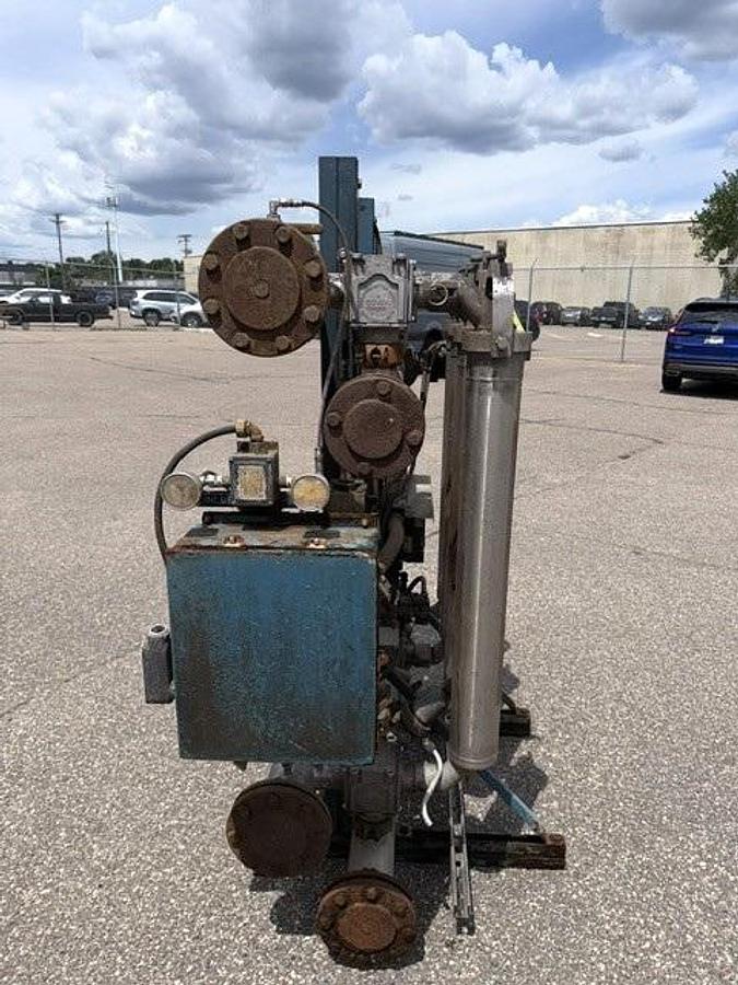 Used Ronningen Petter 4 Bank Tubular Backwashing Filter Model SS-A-204-BV-MX-Auto
