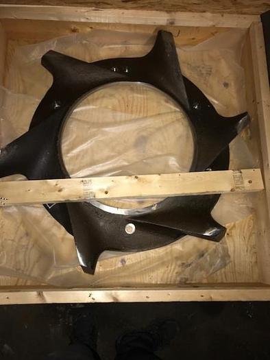 Used Beloit Shark 3696 Pulper Drive with 44 inch Rotor & Extraction