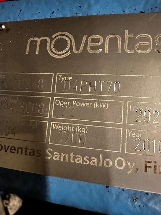 Moventas Santasalo D4PHT70 Gear Drive Ratio: 194.8068:1 NEW