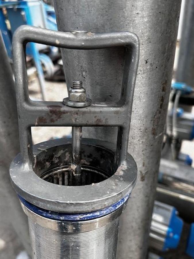 Used AES Eaton 14 Bank Tubular Backwash Hot Water Filter with Controls