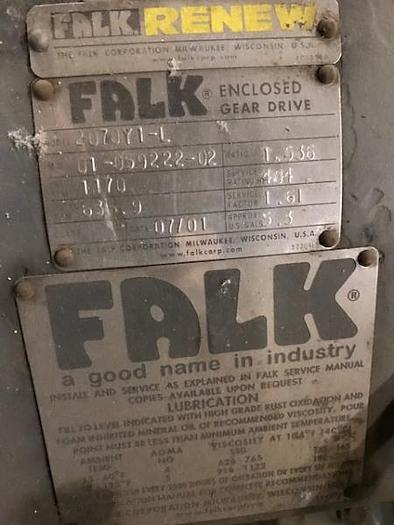 Used Falk Gear Reducer 484 HP 1.636 Ratio