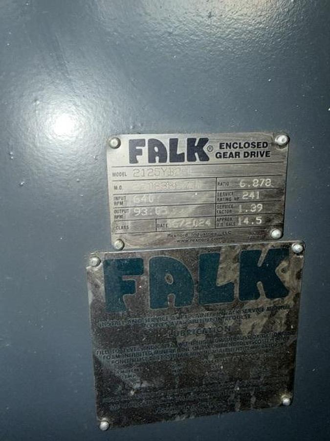 Falk 2125YB2-L Enclosed Gear Drive Ratio: 6.878 (NEW)