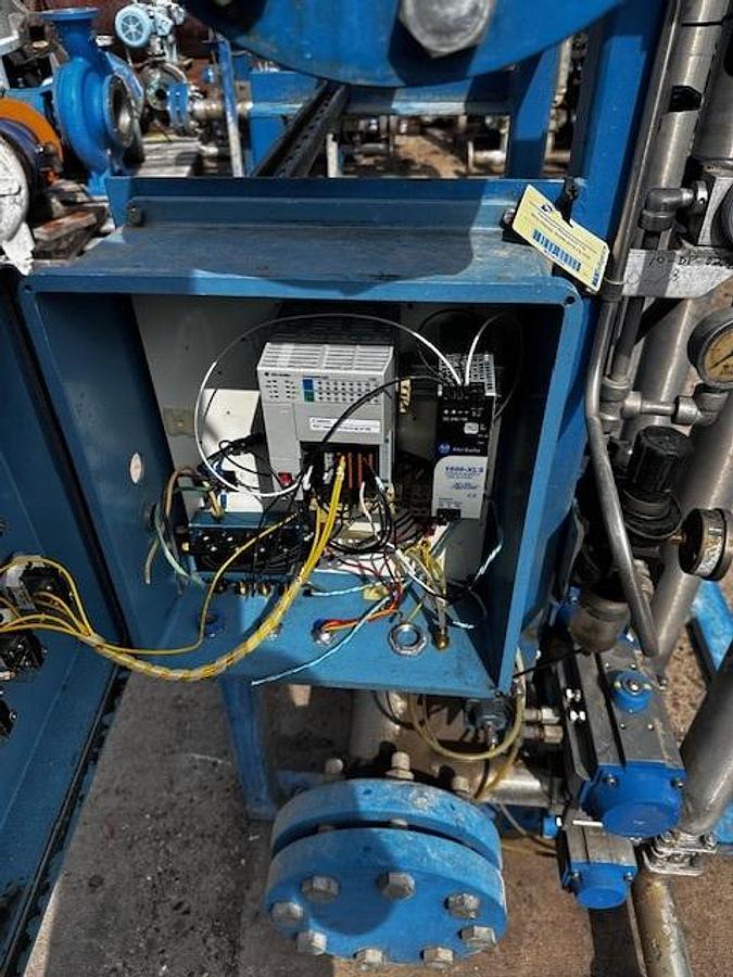 Used AES Eaton 4 Bank tubular Backwash Filter with Controls