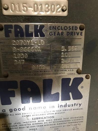 Used Falk 2070Y1-LD Gear Reducer (Rebuilt)