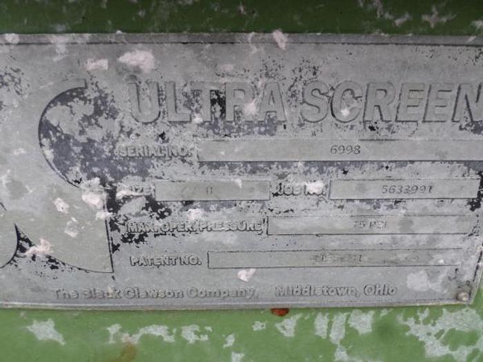 Used Black Clawson Ulta Size 2 Pressure Screen SS