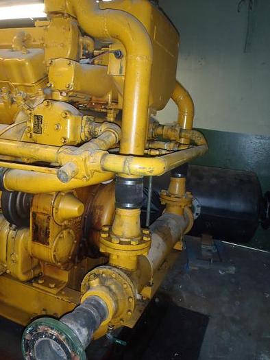 Used Caterpillar D398 600 KW Standby Generator w/612 Hours