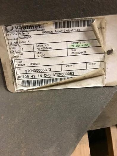 Used Metso 42 inch Pulper Rotor NEW – SOLD!