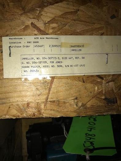 Used Beloit Jones Shark Pulper Drive with 44″ Impeller REBUILT