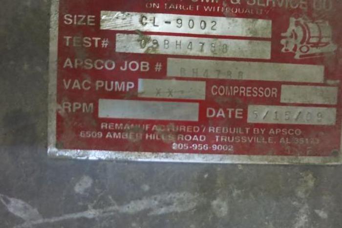 Used Nash CL9002 Vacuum Pump – SOLD!