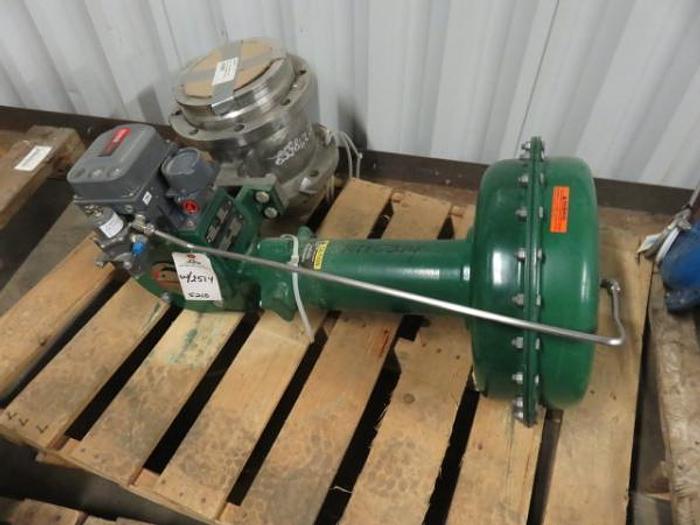 Used Fisher 8″ V150 V-Ball Control Valve (new)