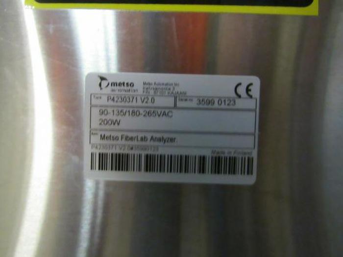 Used Metso Fiberlab Analyzer & Sample Unit
