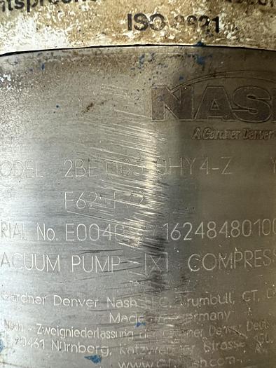 Nash 2BE1103 OHY4-Z Stainless Steel Vacuum Pump  