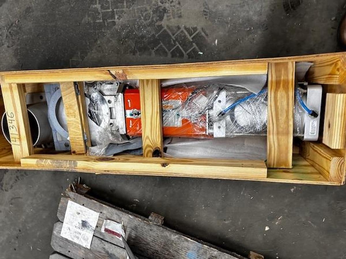Used Kadant STR 8-inch Severe Duty Knifegate Cleaning & Detrashing Valve
