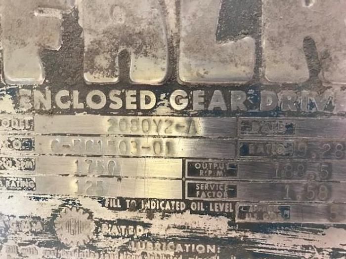 Used Falk Gear Reducer, 125 HP Ratio: 9.281