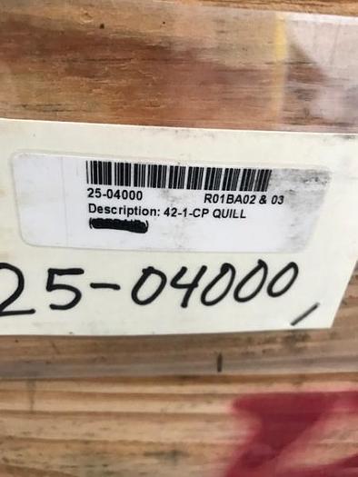 Used Andritz Sprout Bauer Model 42-1-CP Refiner Quill (NEW)