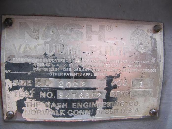 Used Nash CL2002 Vacuum Pump SS Lined – SOLD!