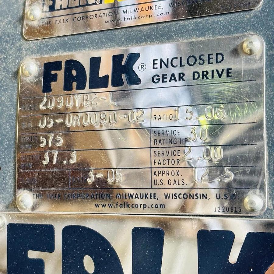 Falk 2090YB2-L Enclosed Gear Drive Ratio 15.06 (NEW) 