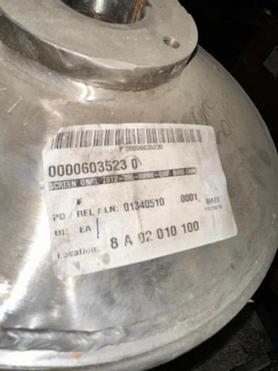 Voith Bird 100 Screen Gladiator Rotor and New Shaft Assembly