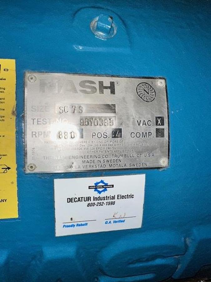 Refurbished Nash SC7 Stainless Steel Vacuum Pump - Rebuilt 