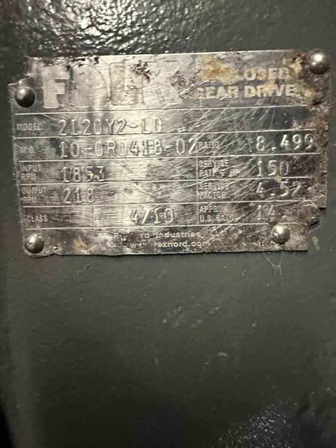 Refurbished Falk 2120Y2-LD Gear Reducer 8.499 Ratio 150 HP