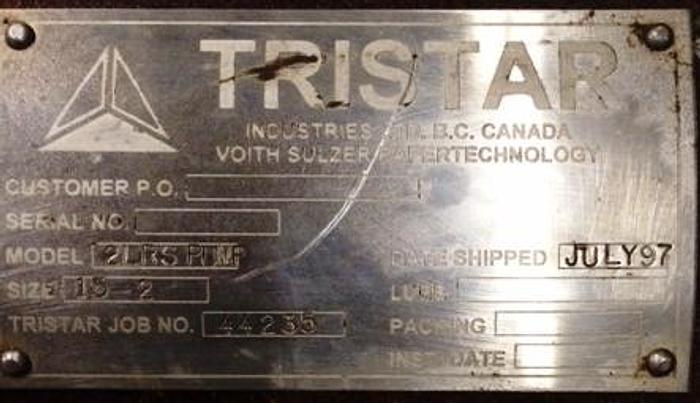 Used Ahlstrom 2LRS-15-2 2 stage liquor male-up Pump – SOLD!