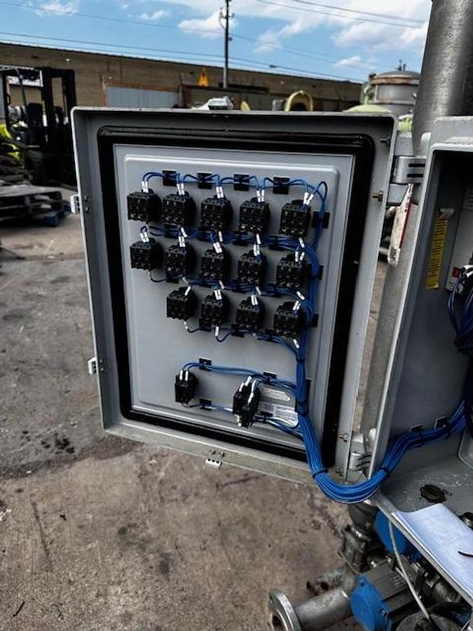 Used AES Eaton 14 Bank Tubular Backwash Hot Water Filter with Controls