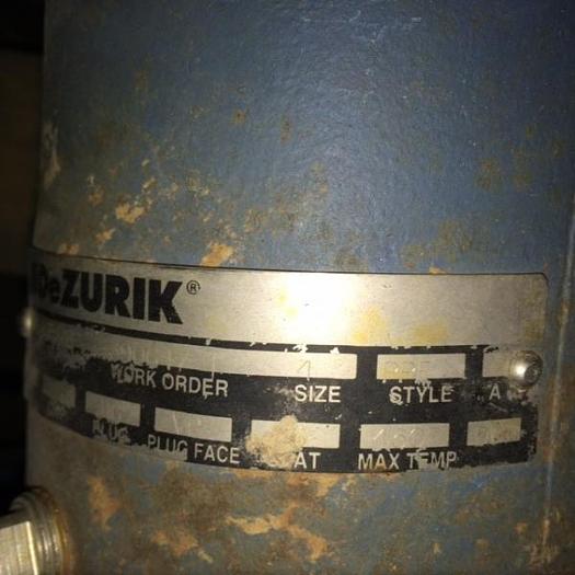 Used Dezurik 4 inch Basis Weight Valve